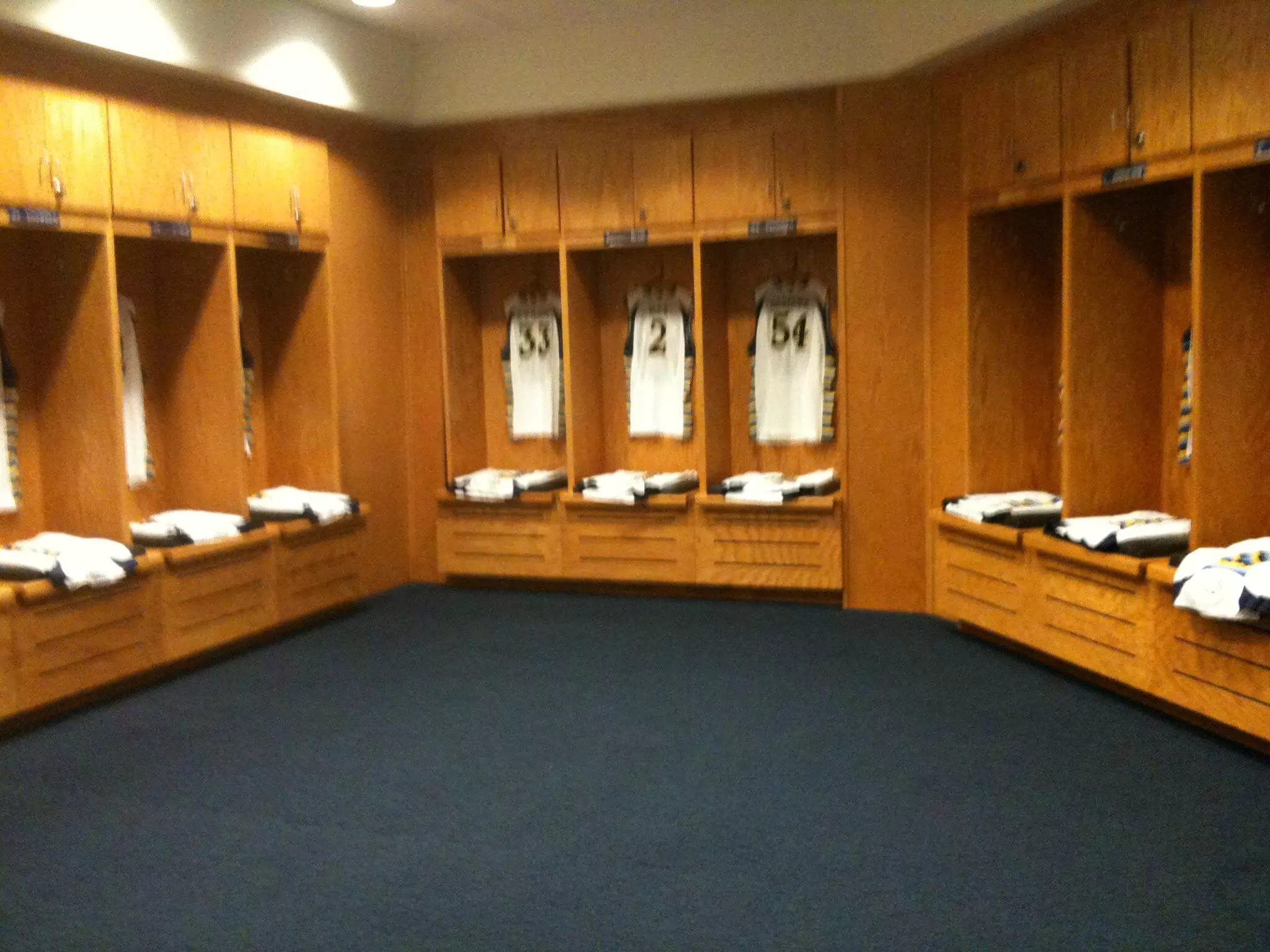 Marquette Basketball's locker room