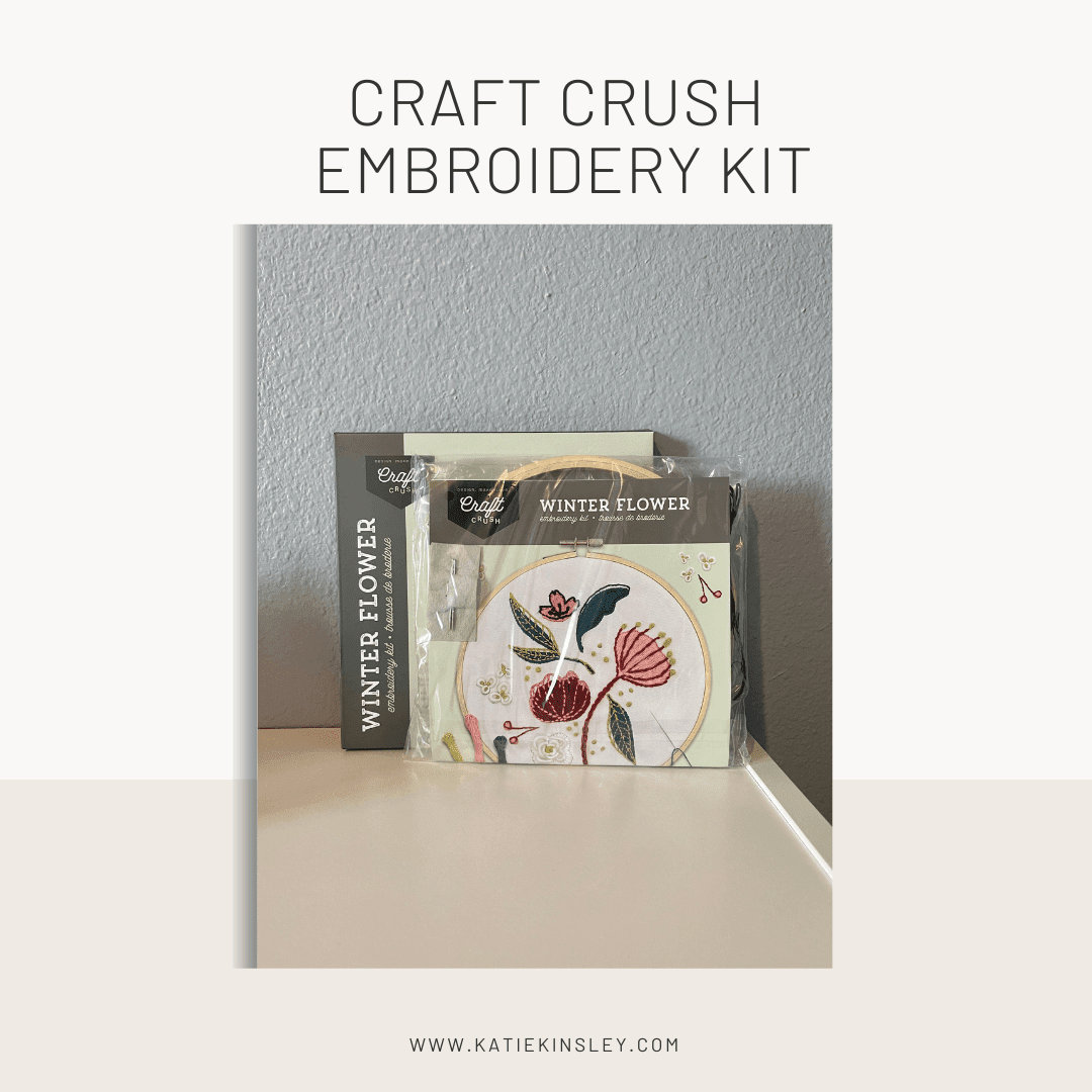 Craft Crush Embroidery Kit