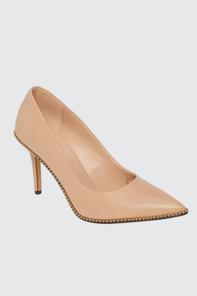COACH Waverly Pointed Toe Nude Pump