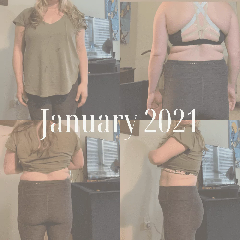 Weight Loss Progress January 2021