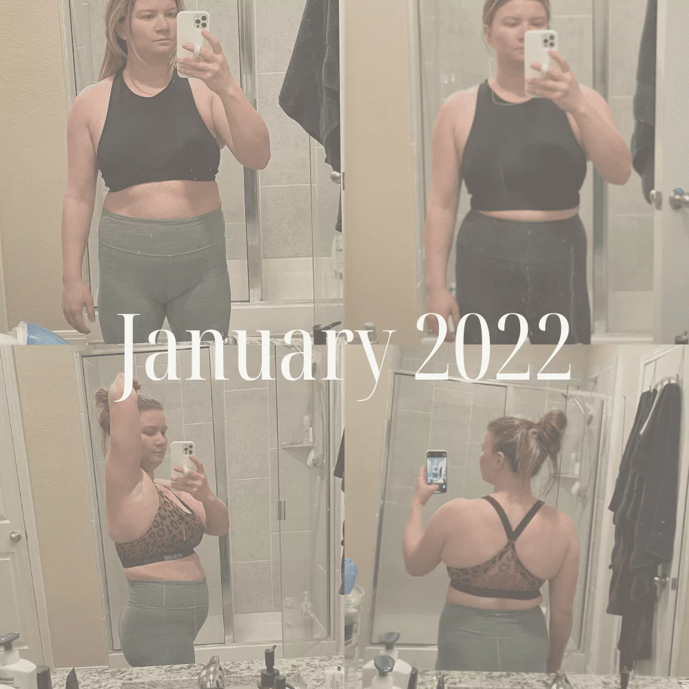 Weight Loss Progress January 2022