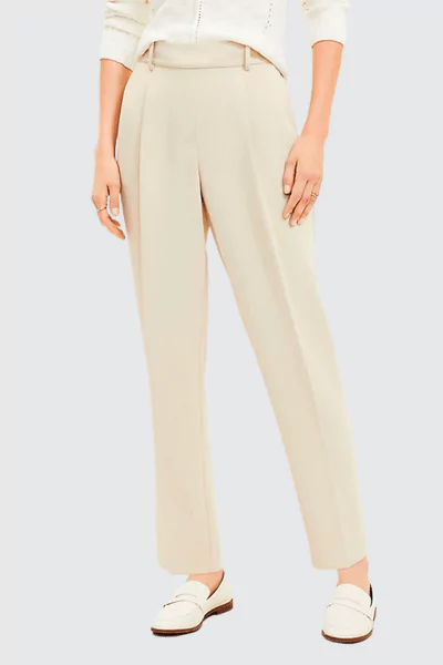 Pull On Taper Pants in Crepe
