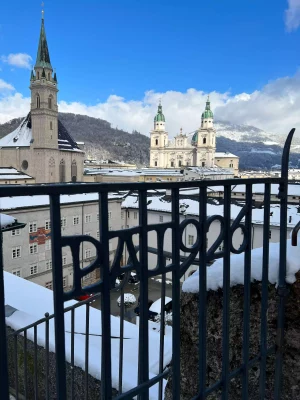 Historic City Centre of Salzburg Snow Walk