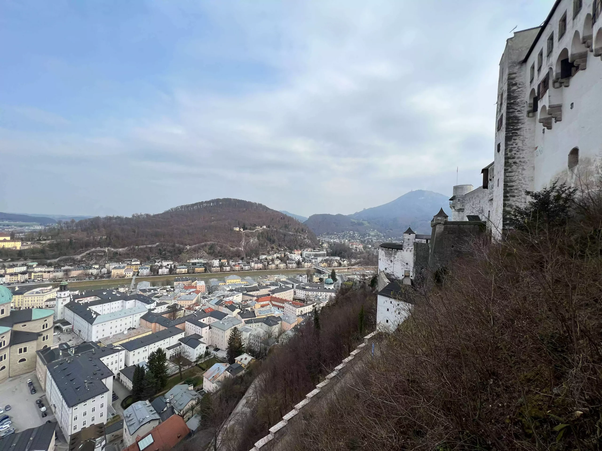 View of Salzburg Fortress Hohensalzburg