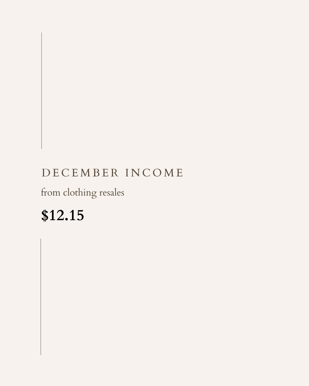 December 2023 Side Hustle Income