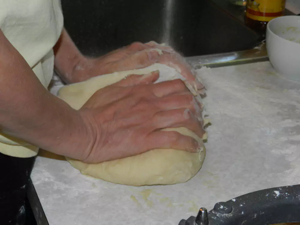 kneading dough