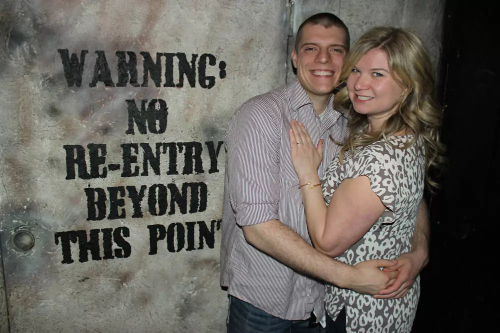 Milwaukee Safe House Katie and Zack Engagement Photos