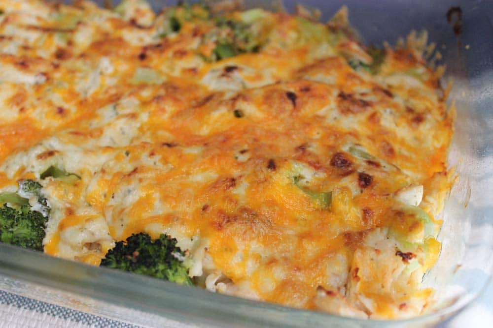 Low-Carb Cheesy Ranch Chicken Casserole