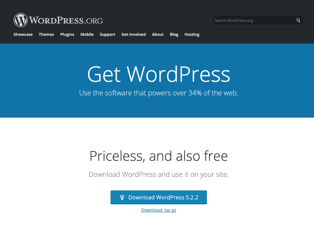 Download Wordpress Setup Files