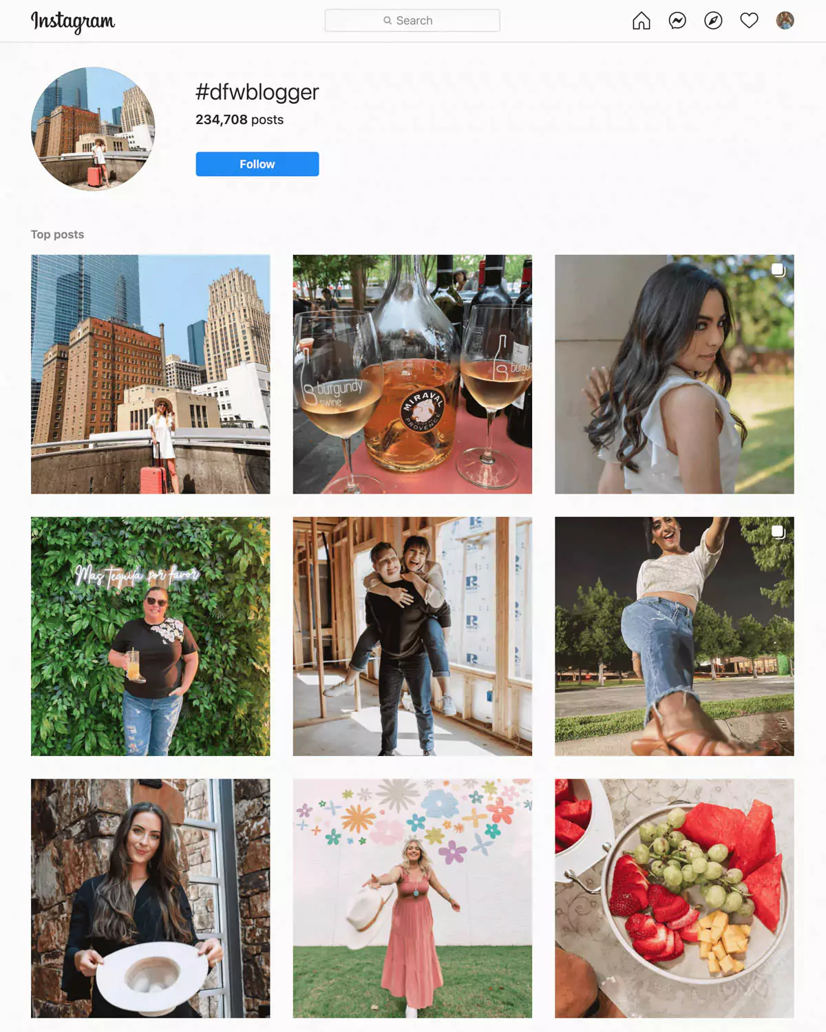 Instagram SEO Tips For Beginners - Take Your Content Further dfwblogger hashtag