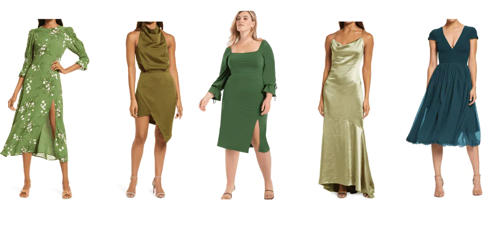 25 Best Fall Wedding Guest Dresses To Wear Green Wedding Guest Dresses
