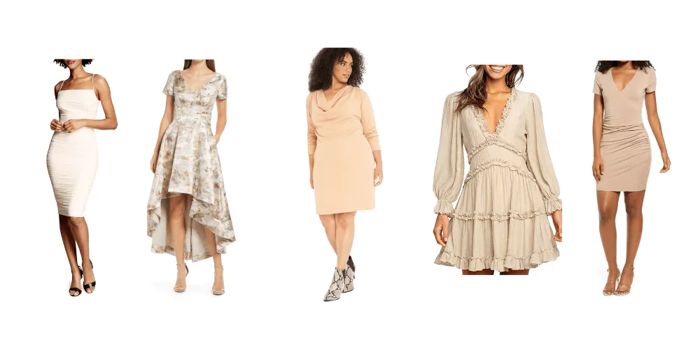 25 Best Fall Wedding Guest Dresses To Wear Tan Wedding Guest Dresses