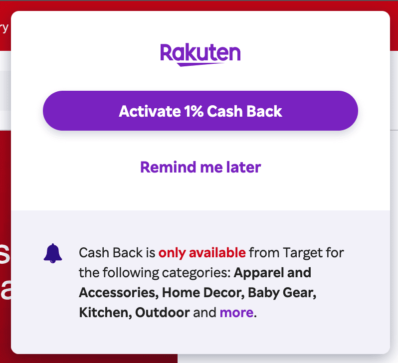 Activate Rakuten