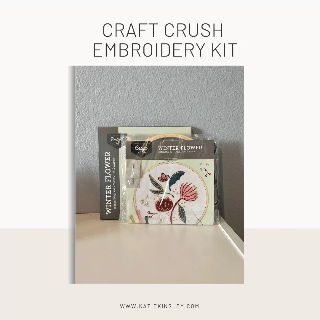 Craft Crush Embroidery Kit
