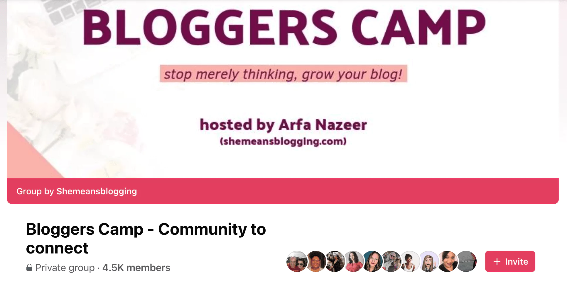 bloggers camp