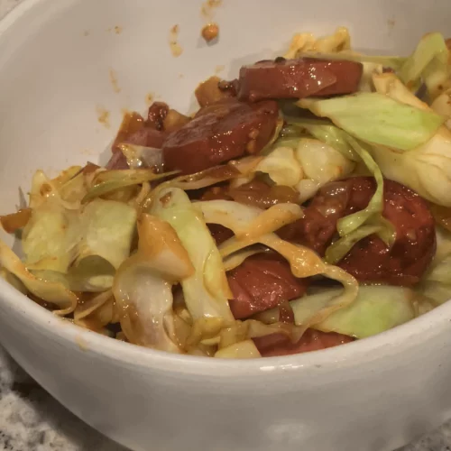 Cabbage and Sausage Skillet