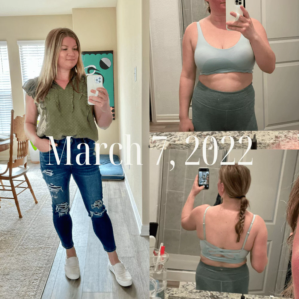 Weight Loss Progress March 2022