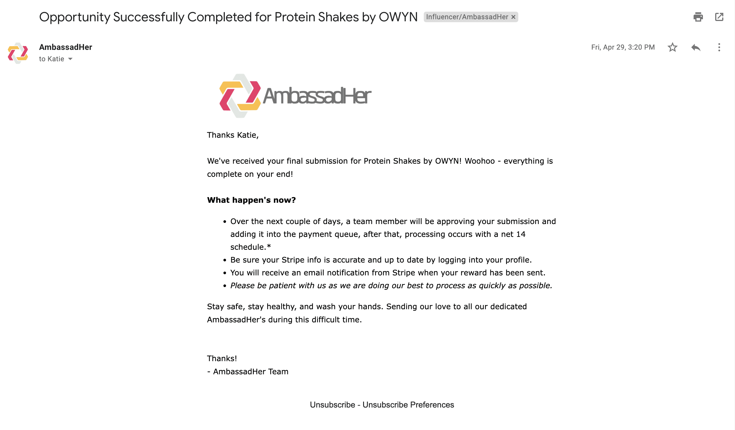 AmbasadHer Opportunity Complete