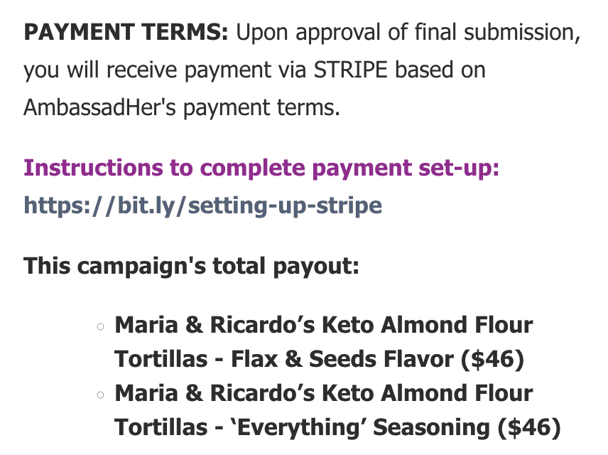 AmbassadHer campaign list