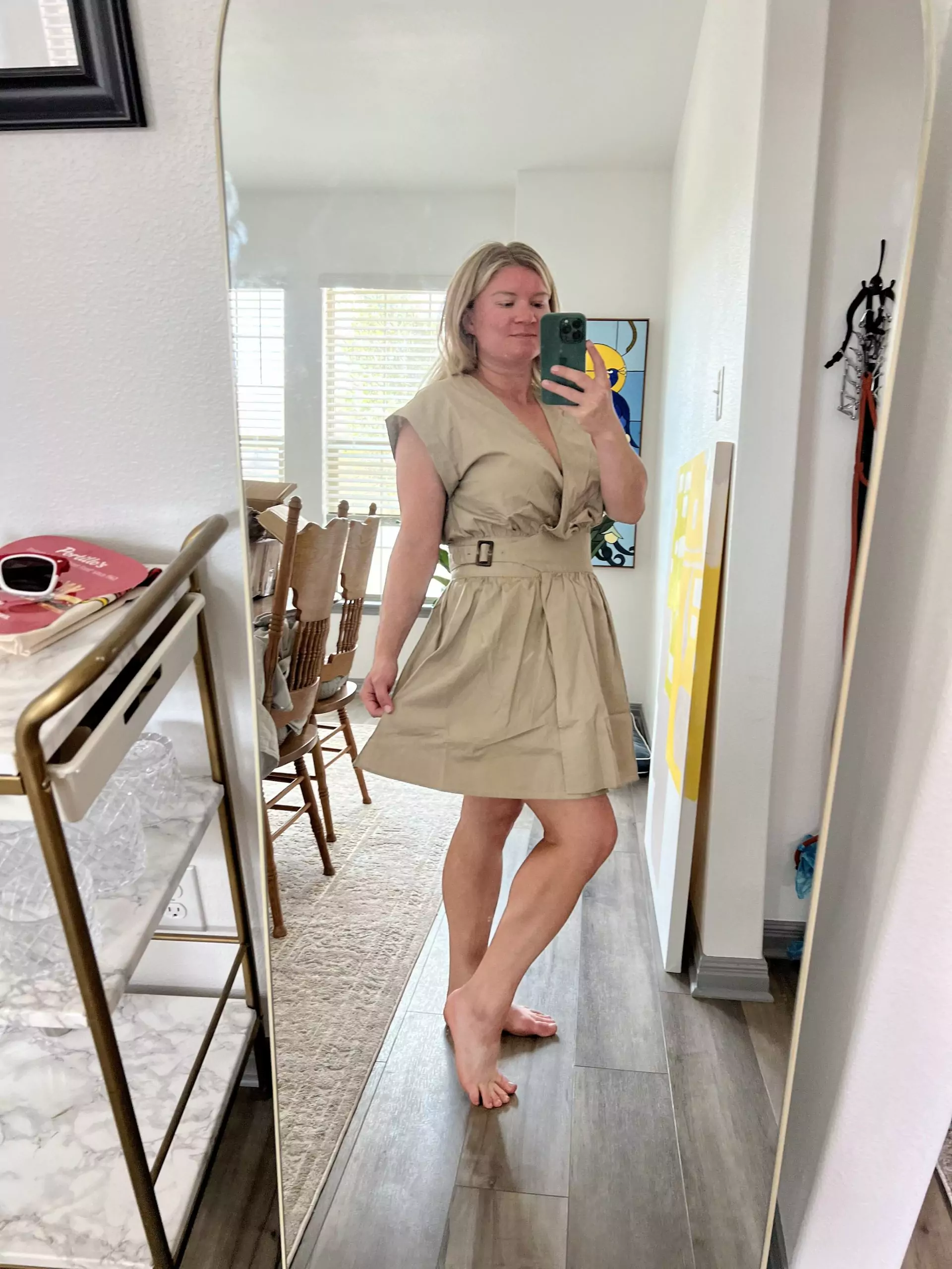 Banana Republic Belted Mini Dress