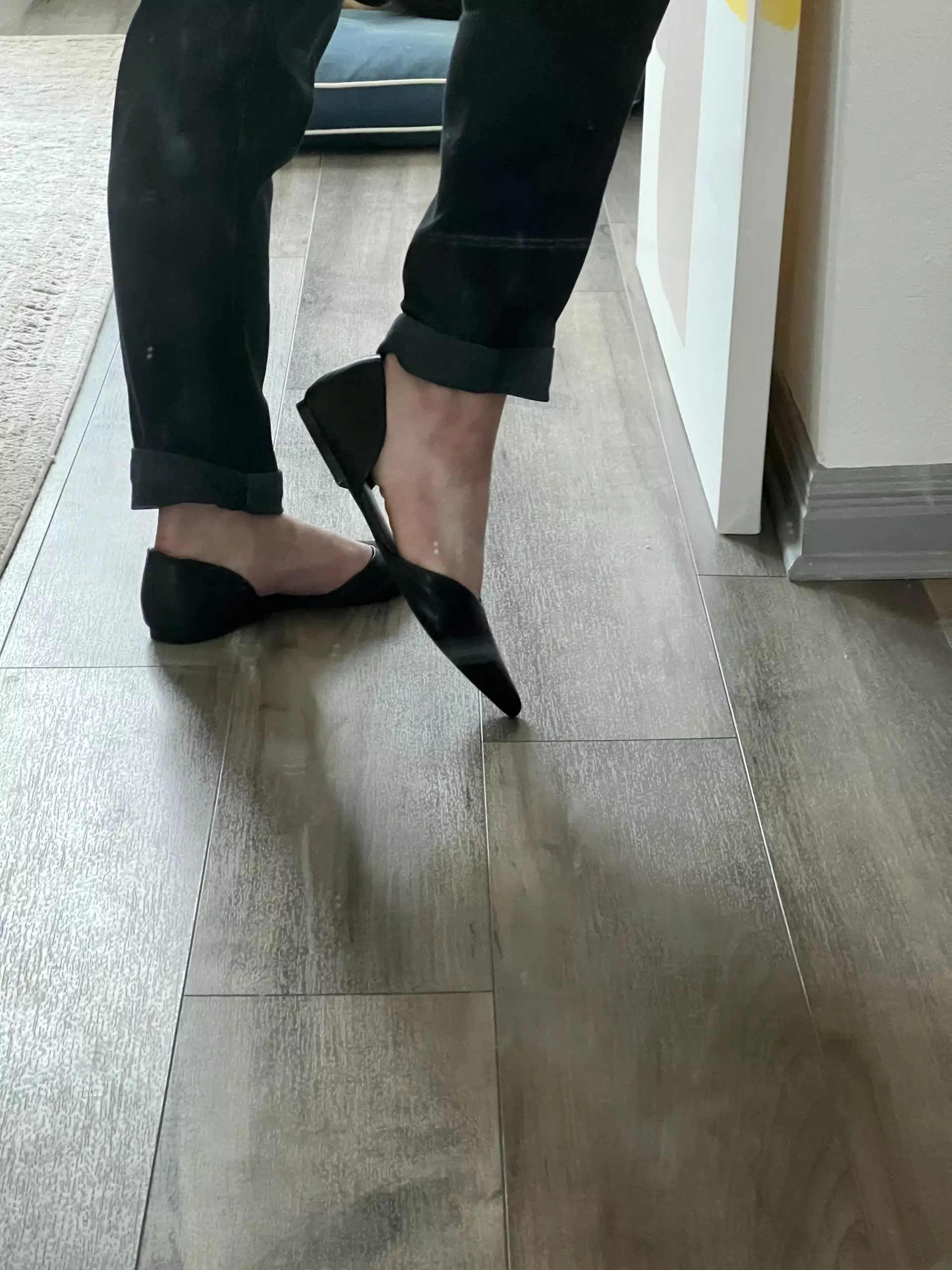 Banana Republic Black Flats