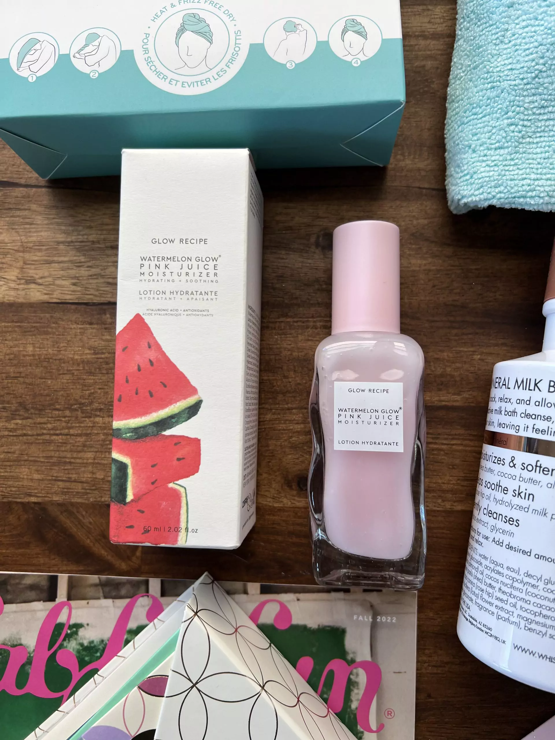 FabFitFun Fall 2022 GLOW Recipe Watermelon Glow Pink Juice Moisturizer Jar