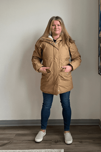 Abercrombie Sherpa-Lined Parka brown