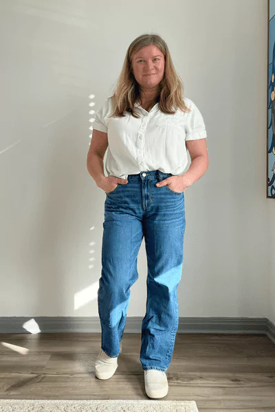 American Eagle Jeans Review The Jeans Redesign '90s Straight Jean