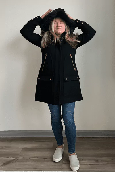 New chateau parka in Italian stadium-cloth