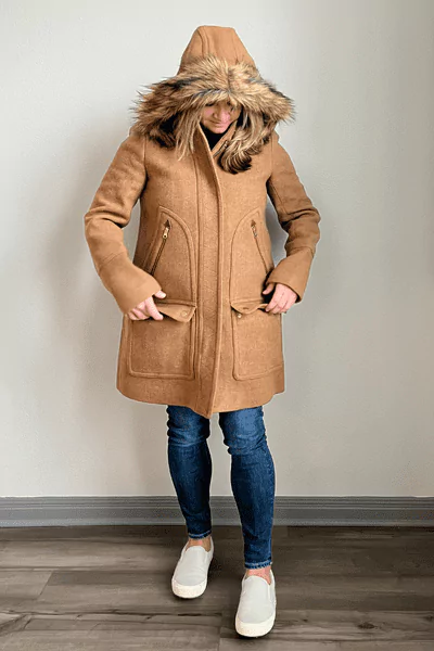 New chateau parka in Italian stadium-cloth