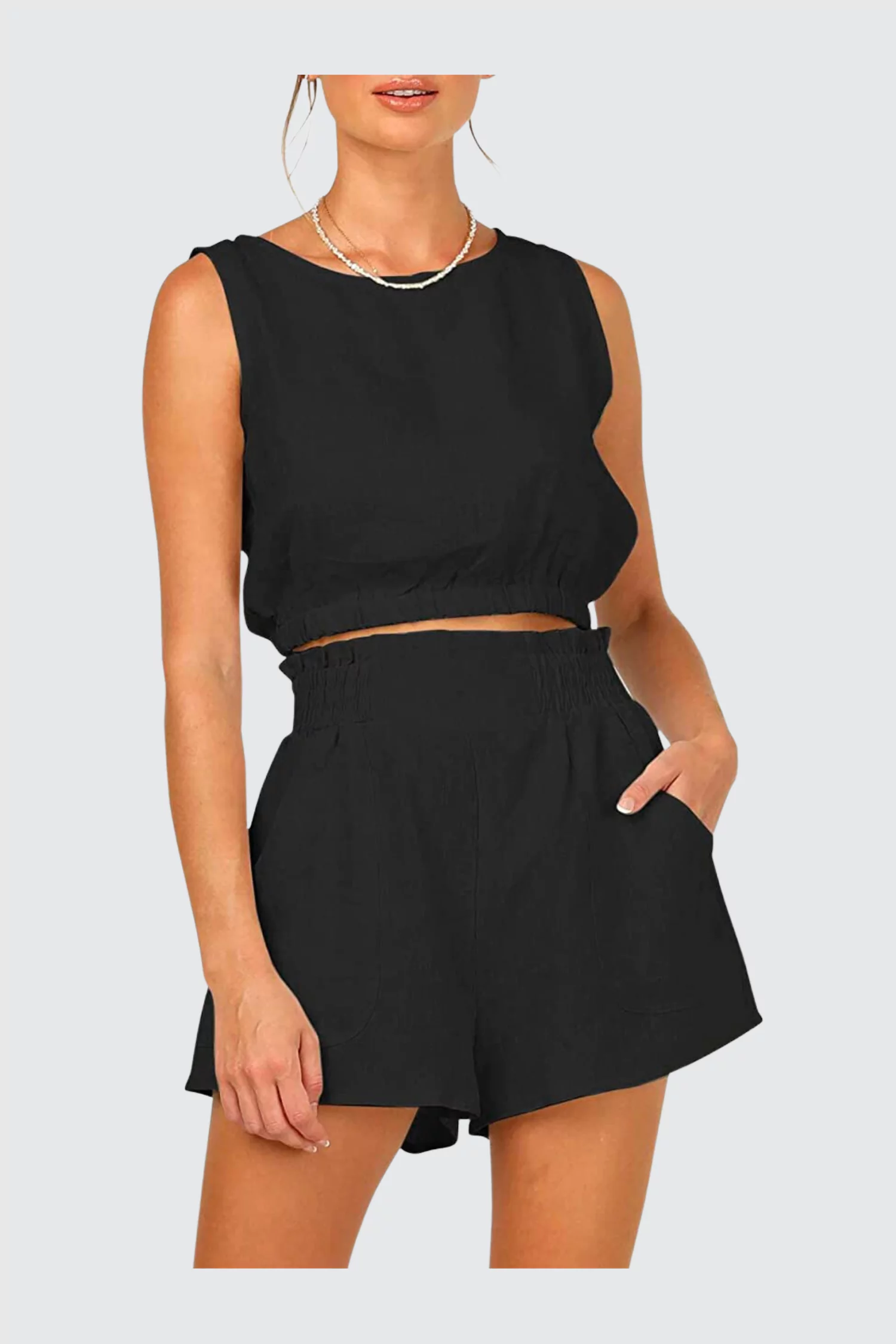 AUTOMET Women’s Summer 2 Piece Outfits Shorts Sets