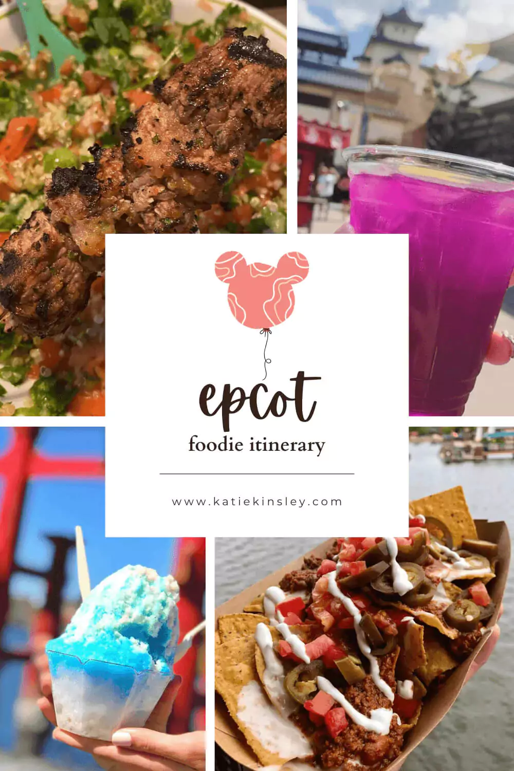 Epcot Foodie Itinerary Pin