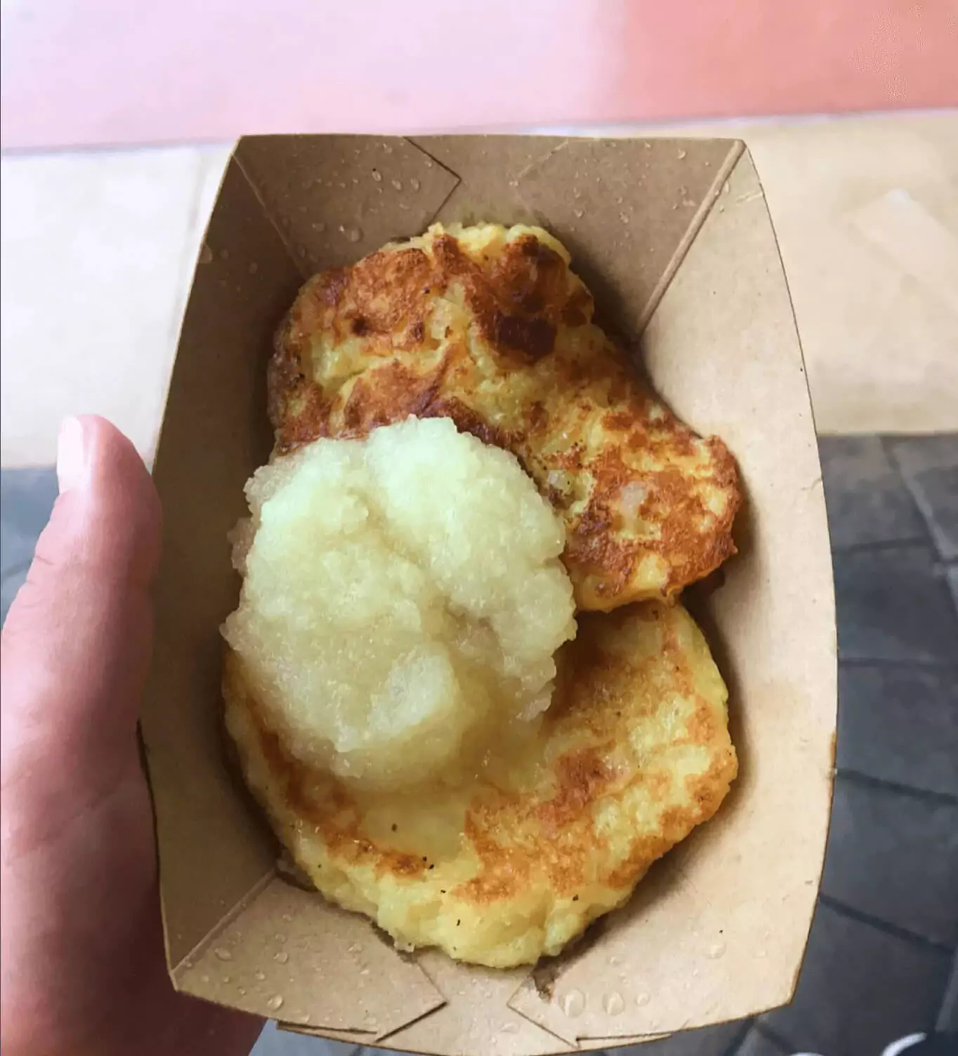 Potato Pancakes with House-Made Apple Sauce