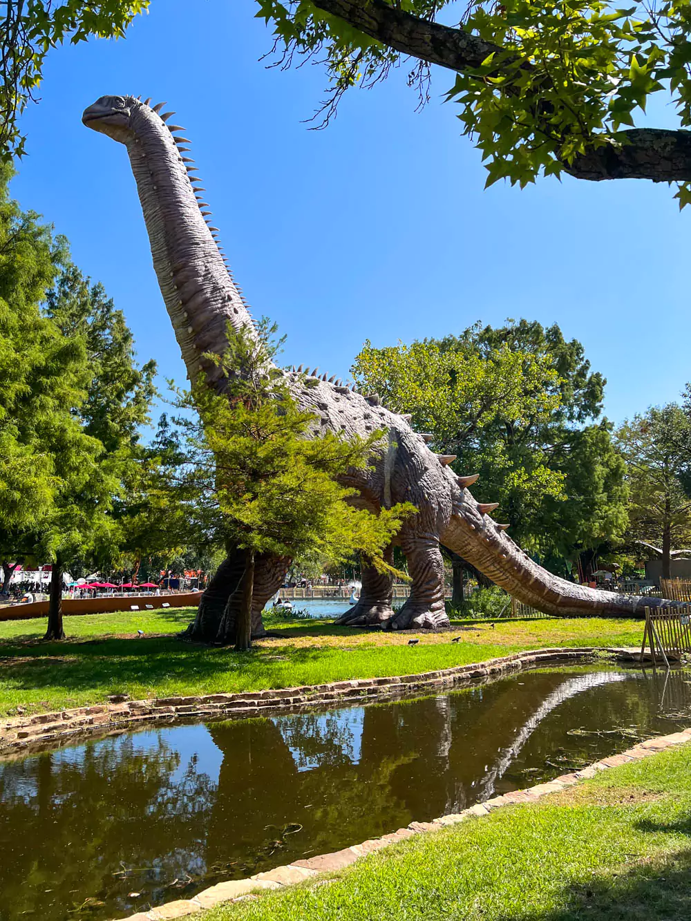 Dinosaurs at the Lagoon Dallas Fair Park