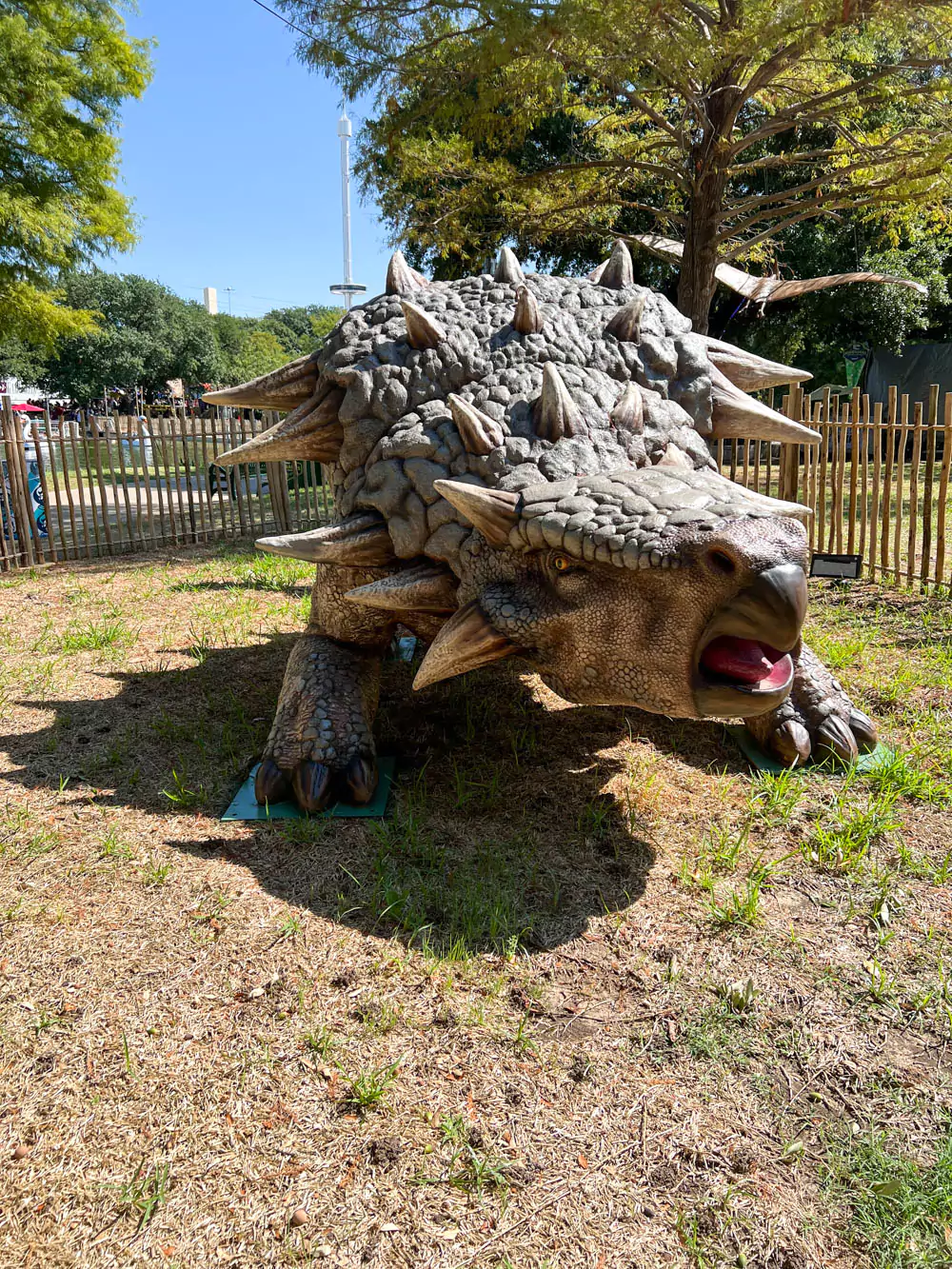 Dinosaurs at the Lagoon Dallas Fair Park