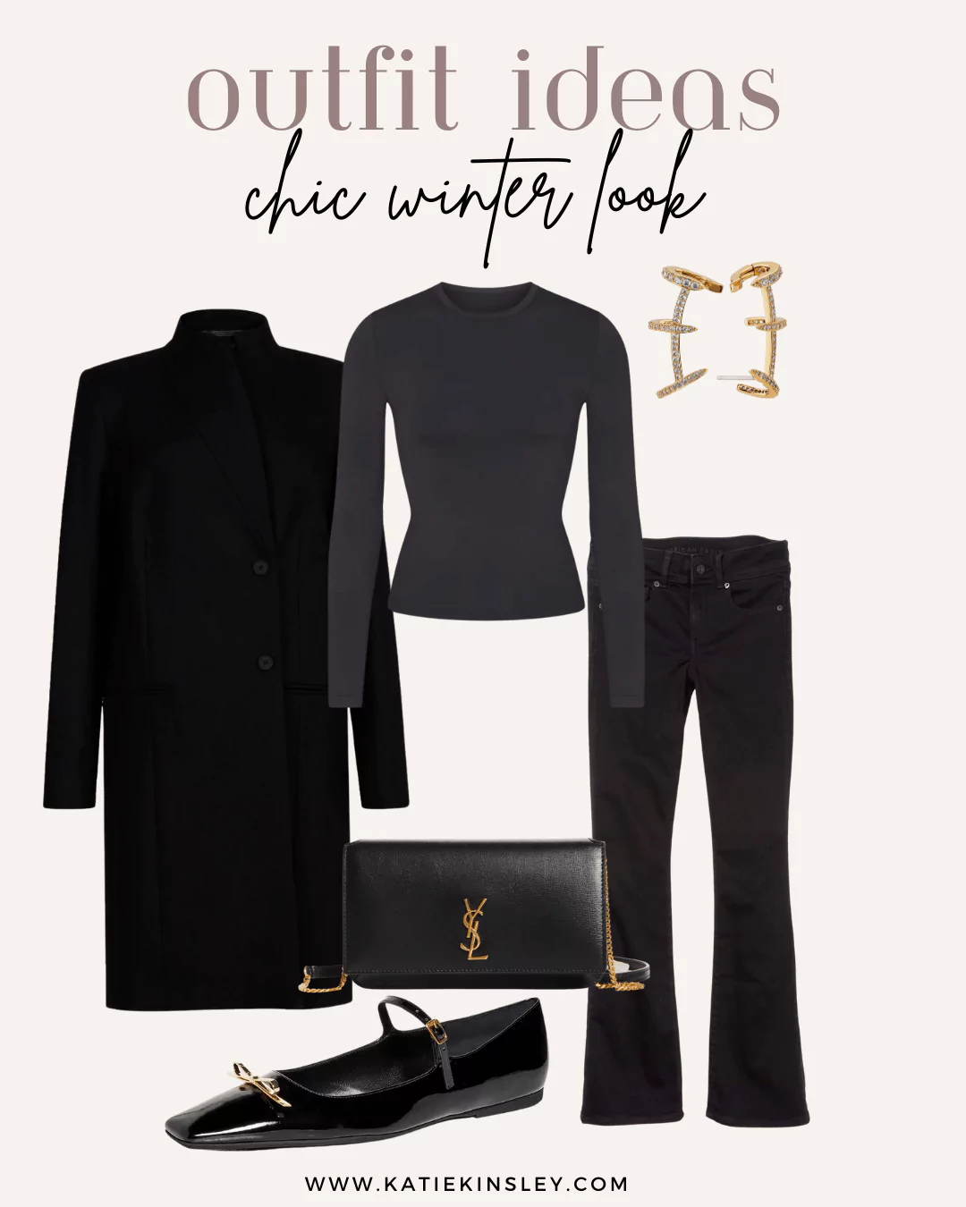 Monochromatic Chic Winter Outfits