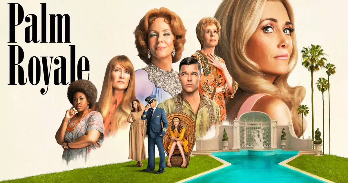 Palm Royale is an Apple TV+ comedy-drama series set to premiere in March 2024. Starring Kristen Wiig, Allison Janney, Laura Dern, and Ricky Martin, the show is based on the novel Mr. & Mrs. American Pie by Juliet McDaniel.