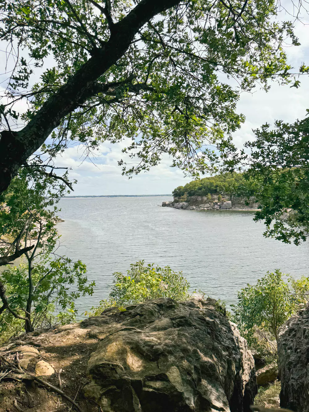 a view of Lake Texoma at Eisenhower State Park