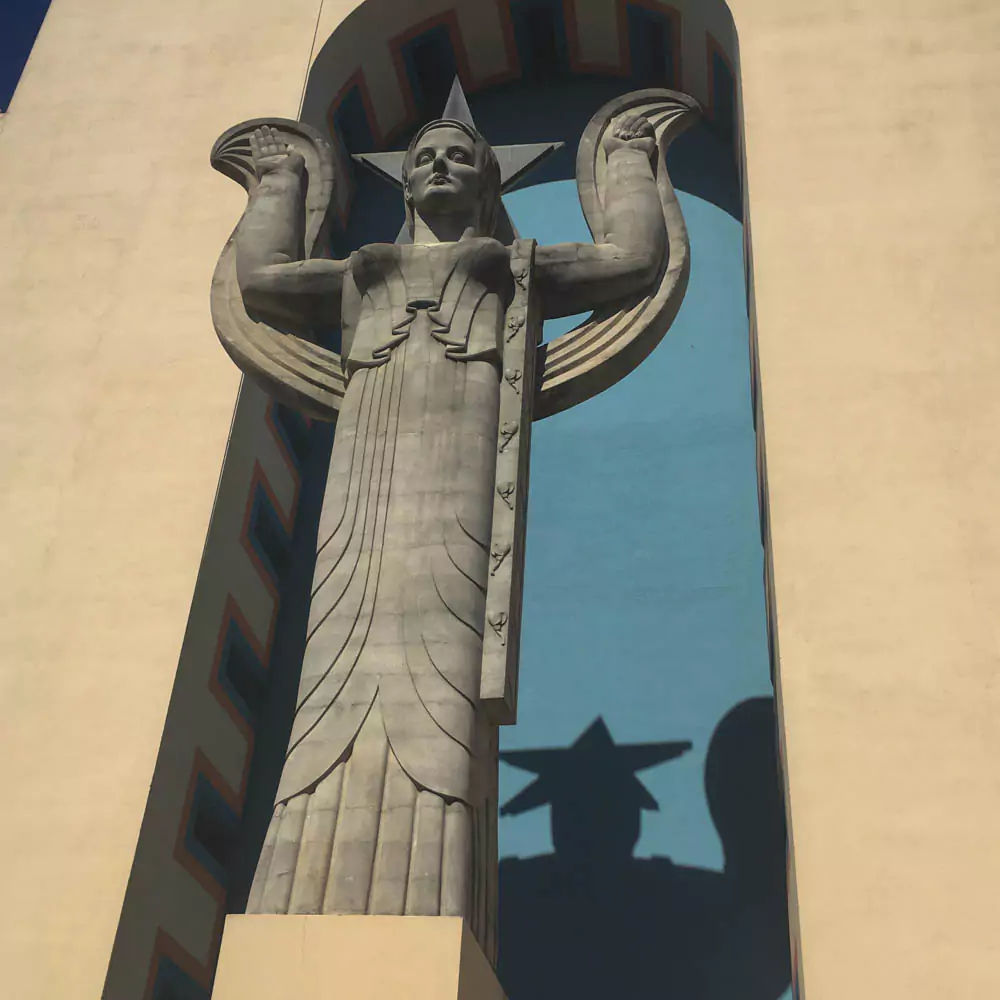 Texas Fair Park Centennial Building Statue
