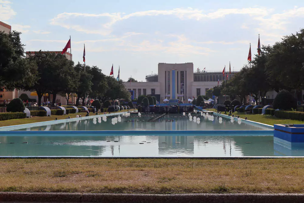 Dallas Fair Park Esplanade Fountains