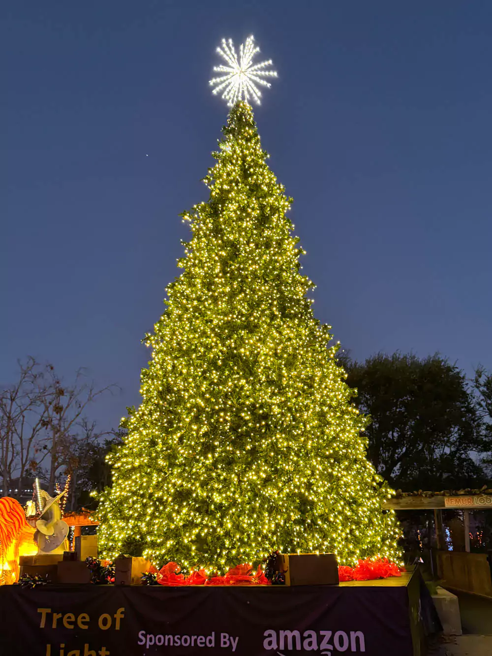 Dallas Zoo Lights Christmas Tree