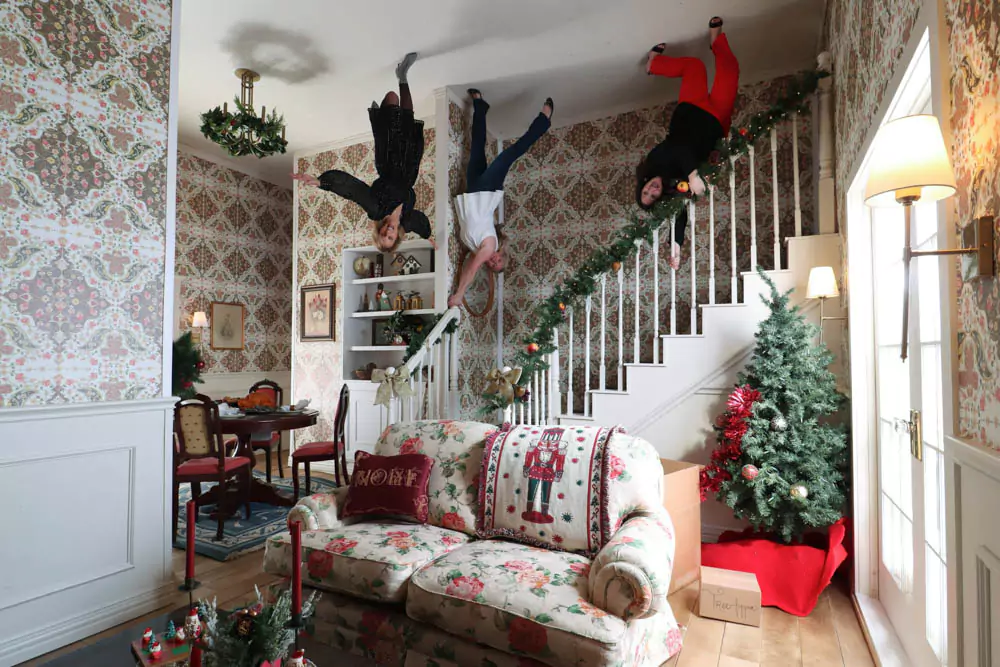 SNOWDAY upside down photo ops