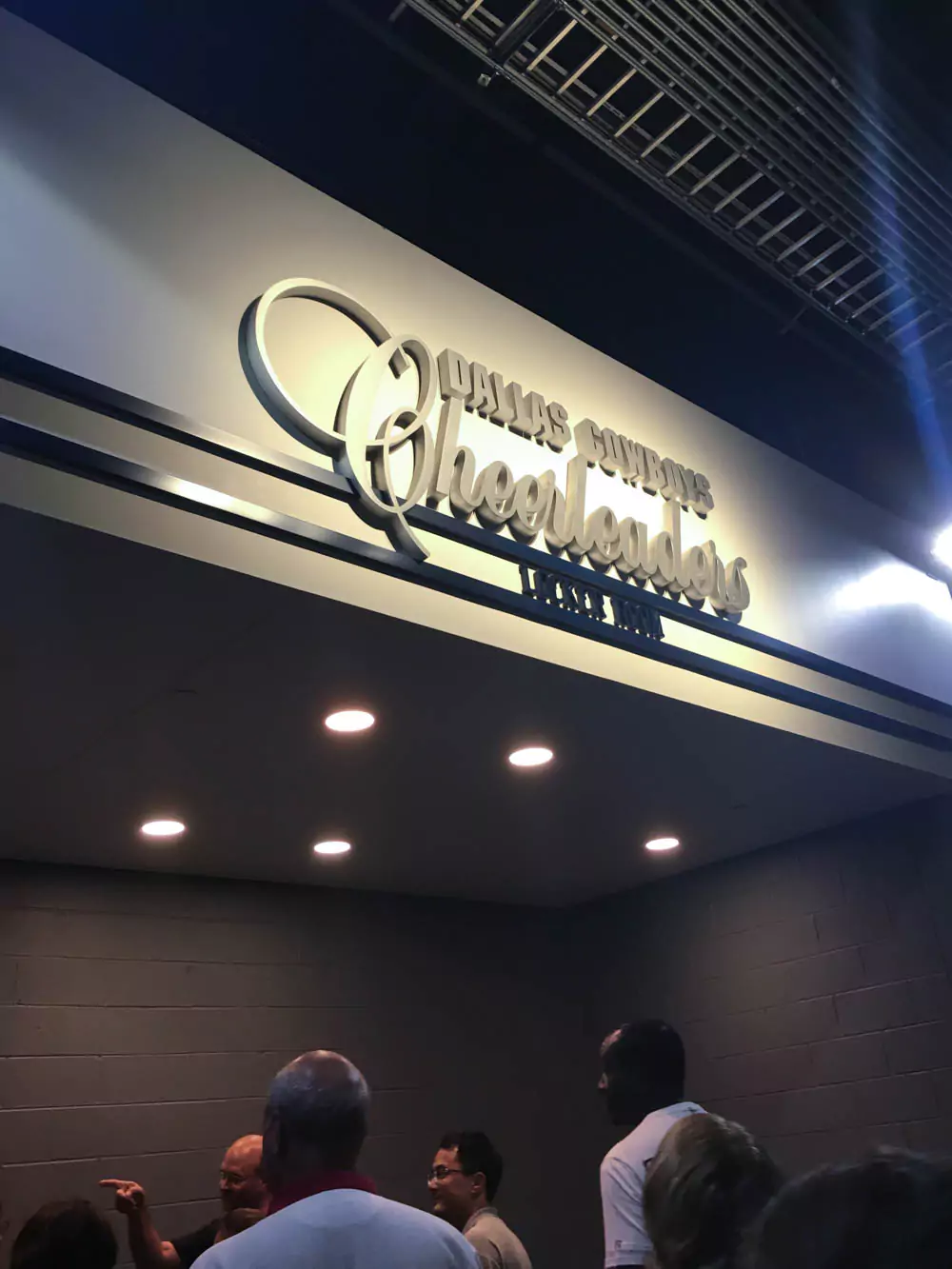 Texas Arlington AT&T Stadium Dallas Cowboys Cheerleaders Locker Room Entrance