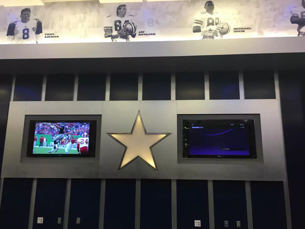 Texas Arlington AT&T Stadium Cowboys Locker Room