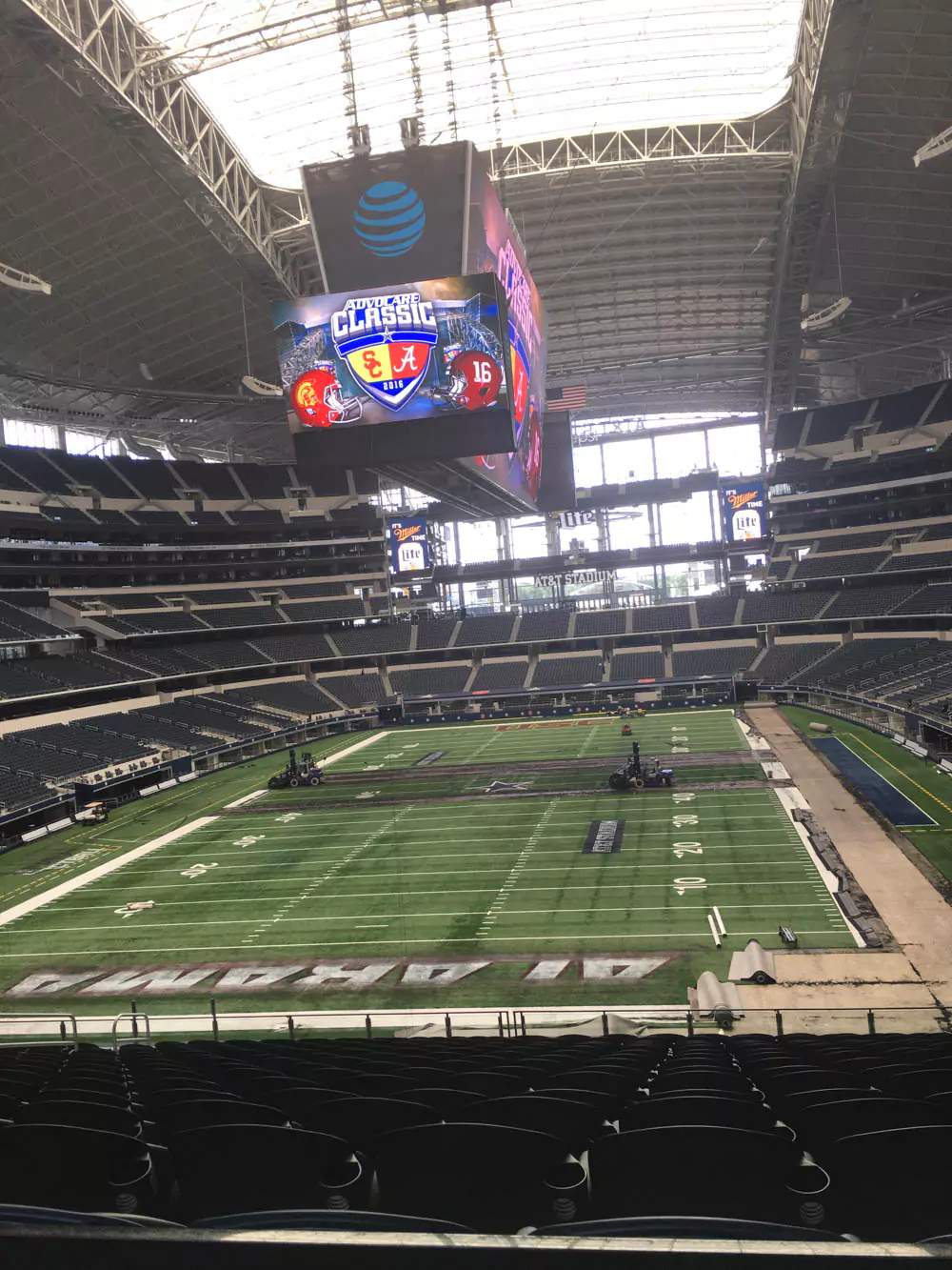Texas Arlington AT&T Stadium Field