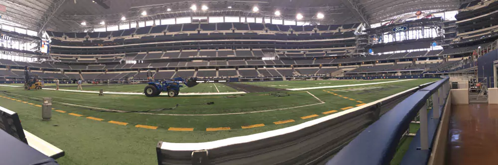 Texas Arlington AT&T Stadium Field Pano - Touring AT&T Stadium