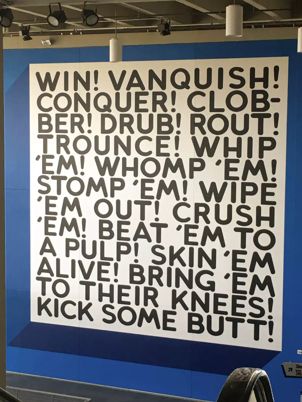 Texas Arlington AT&T Stadium Win Vanquish Sign