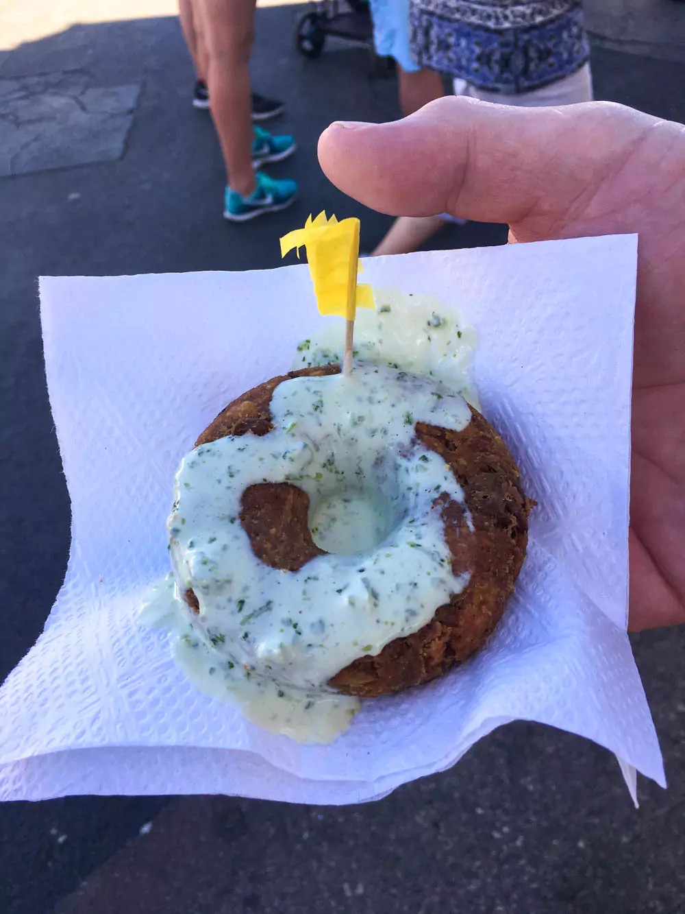 Texas State Fair Big Tex Choice Award Savory Semifinalist Fried El Paso Tamale Donut