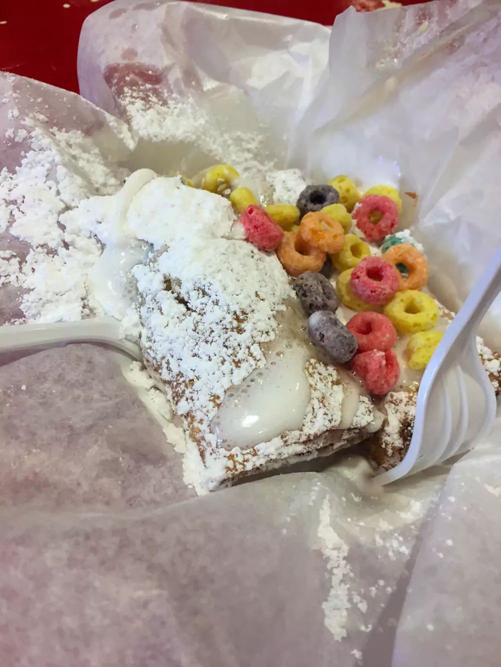 Texas State Fair Big Tex Choice Award Sweet Semifinalist Deep Fried Froot Loops