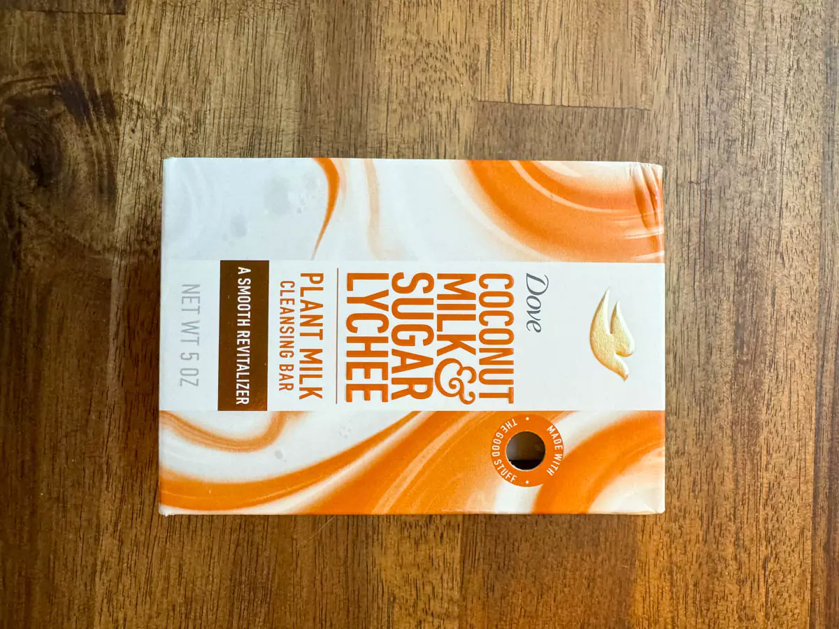 FabFitFun Winter 2024 Box Review Dove Coconut Milk Bar Soap